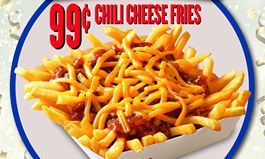 Wienerschnitzel Rings in the New Year with 99¢ Chili Cheese Fries