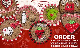 Make This Valentine’s Day the Sweetest Ever with Cookie Cakes and Strawberries