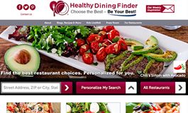 Take Your Diet Out To Dinner with HealthyDiningFinder.com