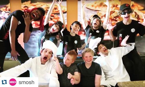 Comedy Powerhouse SMOSH Surprise Two Young Fans at PizzaRev in the latest Prank It FWD series