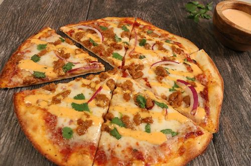 PizzaRev is Back at it Again with the Sriracha Sausage Pizza