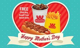 Moms Eat Free at Wienerschnitzel on Mother’s Day