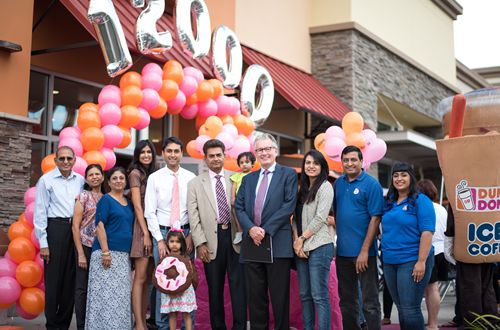 Dunkin’ Donuts Opens 12,000th Restaurant Worldwide in Riverside, California