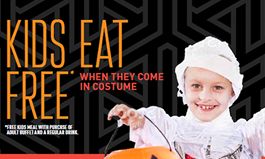 It’s No Trick: Costumed Kids Eat Free at Cicis for Halloween