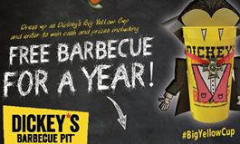Dress Like a Big Yellow Cup on Halloween, Win Free Barbecue from Dickey’s Barbecue Pit