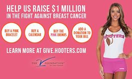 Hooters Asks America to ‘Give A Hoot’ in the Fight Against Breast Cancer