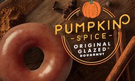 The Original Glazed Doughnut Goes Pumpkin