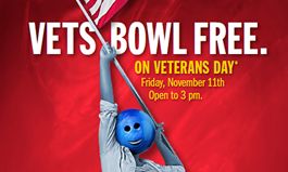 Vets Bowl Free on Veterans Day at Main Event
