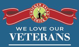 Chicken Salad Chick Salutes Veterans For Second Year With Free Meal On Veterans Day