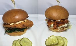 The ATL and New Englander Burger on the Menu at Zinburger Wine & Burger Bar for the Championship Game