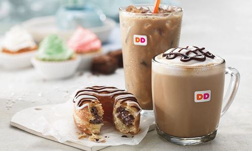 Dunkin’ Donuts’ Sweet Pairing for Valentine’s Day: Heart-Shaped Donuts and New Fudge Brownie & Vanilla Cupcake Flavored Coffees