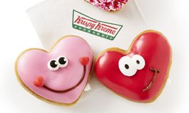 Happy Hearts: Krispy Kreme Doughnuts Showcases Heart-Shaped Valentine’s Day Doughnuts
