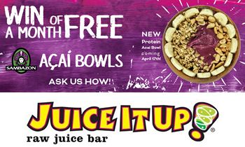 Juice It Up! to Give Away Nearly 3,000 Açaí Bowls