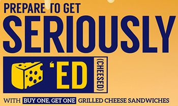 Arooga’s Offering FREE Grilled Cheese Sandwiches on National Grilled Cheese Day, Wednesday, April 12