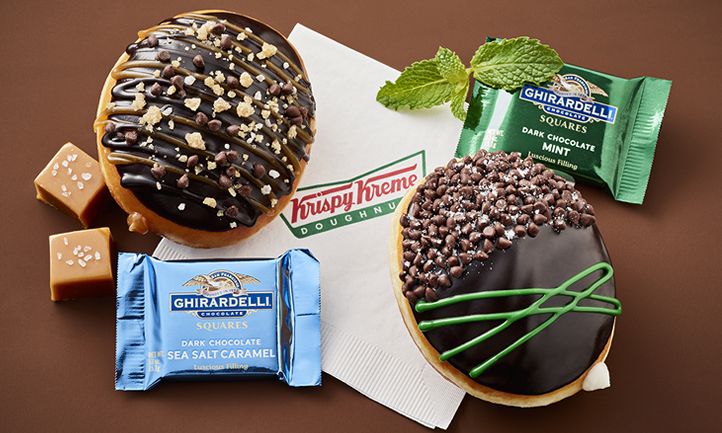 OMGhirardelli! Krispy Kreme Doughnuts Introduces Two New Doughnuts Made with Ghirardelli Chocolate