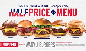 Arooga’s Announces Revised Menu With 50%-Off Event on Monday, June 19, 2017