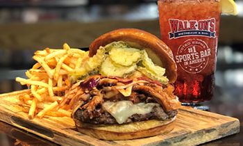 Walk-On’s Debuts The Red, White and Que Burger