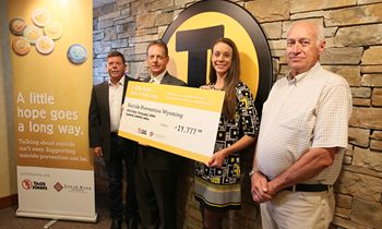 Wyoming Businesses Donate Nearly $20,000 To Statewide Suicide Prevention Programs