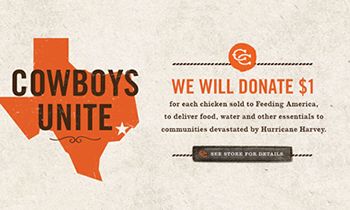 Cowboys Unite: Cowboy Chicken Supports Fellow Texans