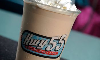 Hwy 55 Burgers, Shakes & Fries Offering FREE Chocolate Milkshakes on National Chocolate Milkshake Day