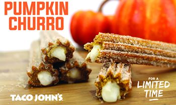 Pumpkin Churros Bring Taste of Autumn To Taco John’s
