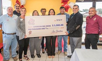 Church’s Chicken Presents Communities with Hurricane Relief Donation on Monday 10/16