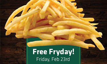 Jon Smith Subs Offers Free French Fries on “Fry Day”