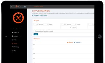 Waitbusters’ Digital Diner Now Includes Loyalty Program