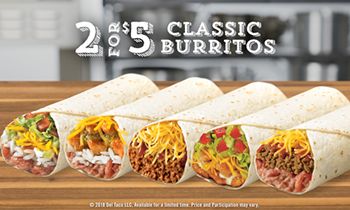 Celebrate National Burrito Day With Free Fries at Del Taco