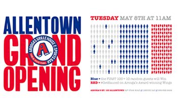 Arooga’s Grille House & Sports Bar to Open Location #17, 11th in Pennsylvania, in Allentown on May 8th