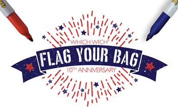 Which Wich Superior Sandwiches Honors Military with 10th Annual Flag Your Bag Campaign