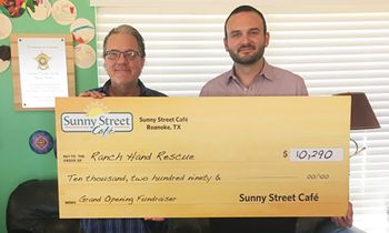 Sunny Street Café in Roanoke Raises over $10,000 for Ranch Hands Rescue