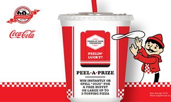 Pizza Inn Wraps Up 60th Anniversary with Peel-A-Prize Contest