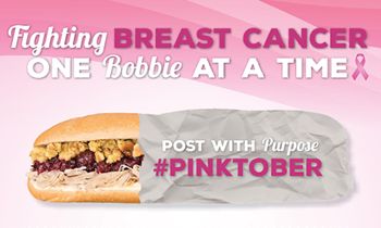 Capriotti’s Fights Breast Cancer One Bobbie at a Time with Pinktober Campaign