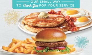 Friendly’s Celebrates Veterans Day with Free Breakfast, Lunch or Dinner for Veterans and Active Military