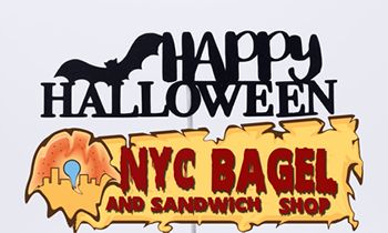 NYC Bagel & Sandwich Shop Celebrates Halloween!