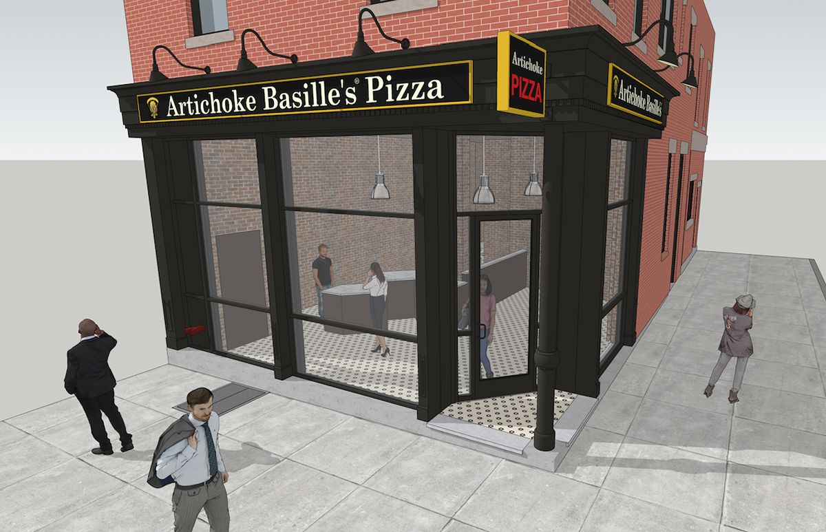Artichoke Basille’s Pizza Begins Construction on New Location Coming to