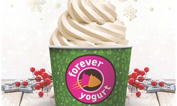 ‘Tis the Season to Be Swirling: Forever Yogurt Features Eggnog Froyo for December