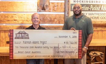 Twin Peaks Donates over $10,000 to Breast Cancer Education and Awareness