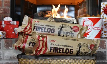 KFC Will Warm Your Hearth This Winter With Fried Chicken-Scented Firelogs