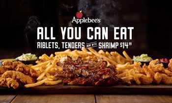 All You Can Eat Riblets & Chicken Tenders are Back at Applebee’s and Even Better with Double Crunch Shrimp!