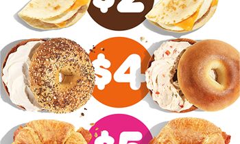 Dunkin’ Brings New Go2s Value Menu Choices to Its January Menu