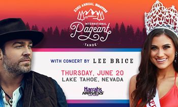 2019 Hooters International Pageant Featuring Lee Brice To Be Held on Thursday, June 20 at Lake Tahoe Outdoor Arena at Harveys