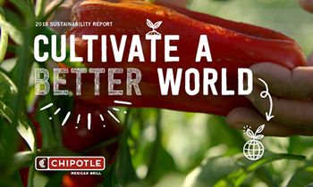 Chipotle Issues New Sustainability Report and Shares Progress on Waste Diversion Goal of 50% by 2020
