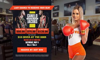Hooters to Show Canelo Alvarez vs Daniel Jacobs