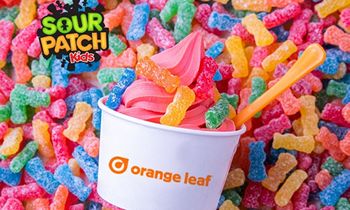 Orange Leaf and Sour Patch Kids Team Up to Make Summer Sour