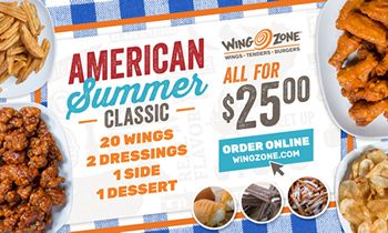 Wing Zone Launches American Summer Classic Deal