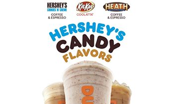 Enjoy a Sweet Escape at Dunkin’ with New Hershey Candy Flavors