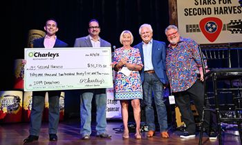 O’Charley’s Exceeds $600,000 Donated to Second Harvest Food Bank