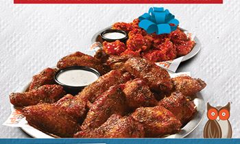 This Father’s Day Give Dad 10 Free Boneless Wings with the Purchase of Any 10 Wings at Hooters